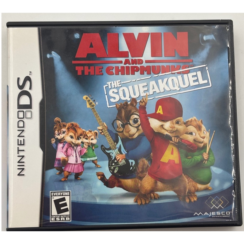 Alvin And The Chipmunks: The Squeakquel DS Game - Tested/Works
